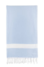 Turkish Towel Co Diamond Blue Turkish Towel  Light